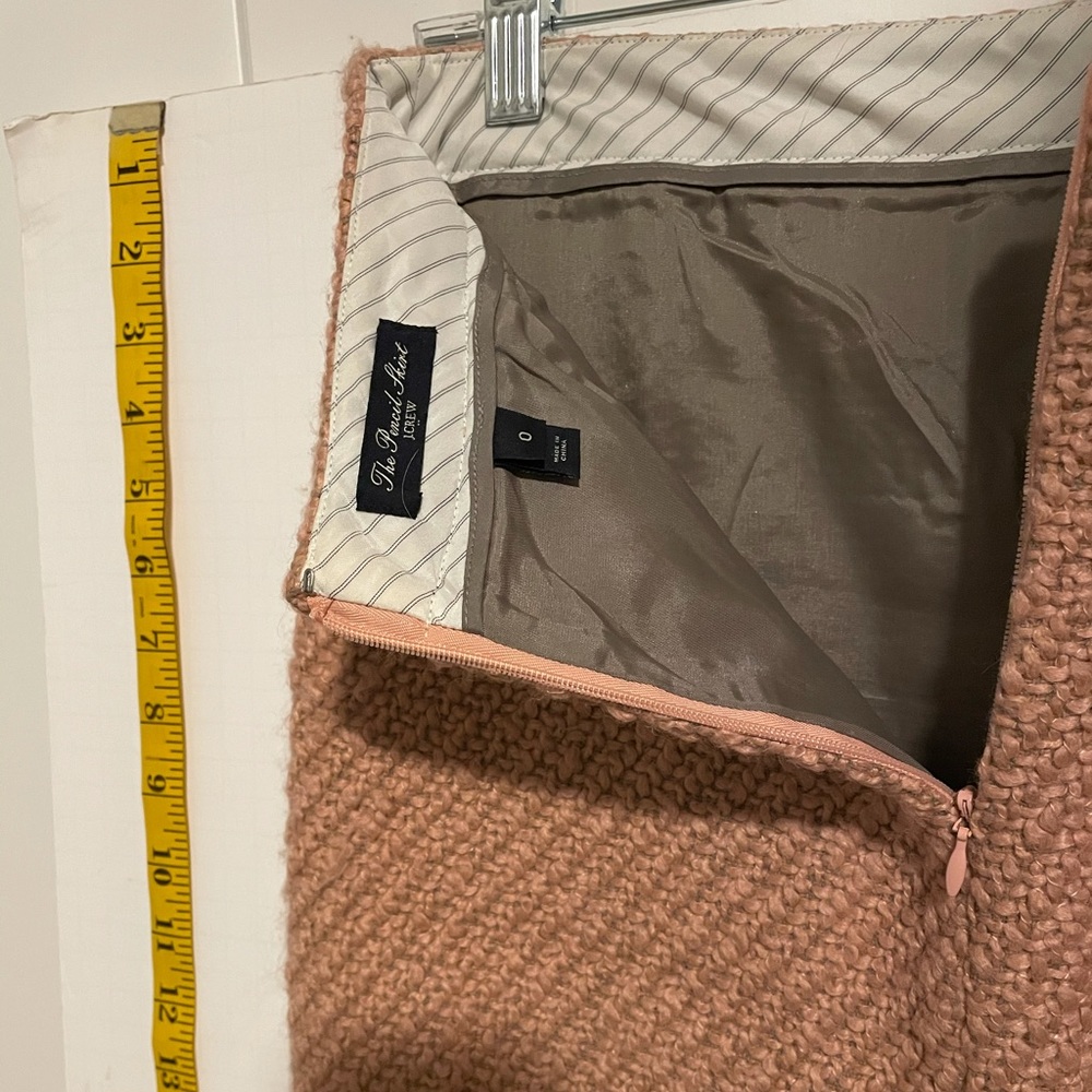 JCrew tweed blush skirt